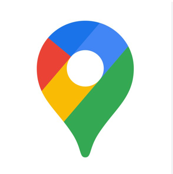 Google Maps app icon on phone screen