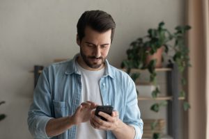 Person browsing the web on his/her phone