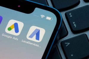 Google Local Services Ads app on phone