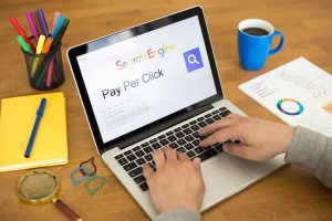 searching pay per click on search engine browser