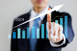graph showing ad performance improvement over time