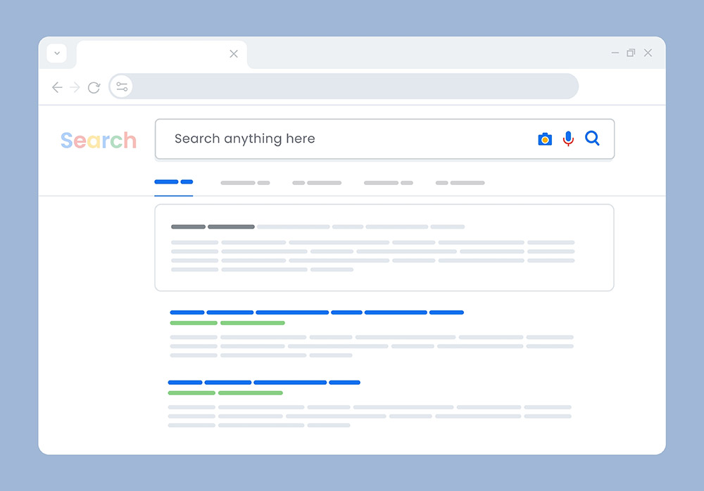 search engine results page