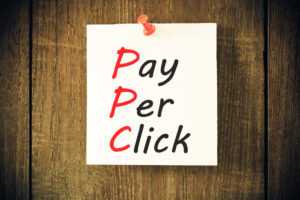“PPC” in handwritten letters on a notepad